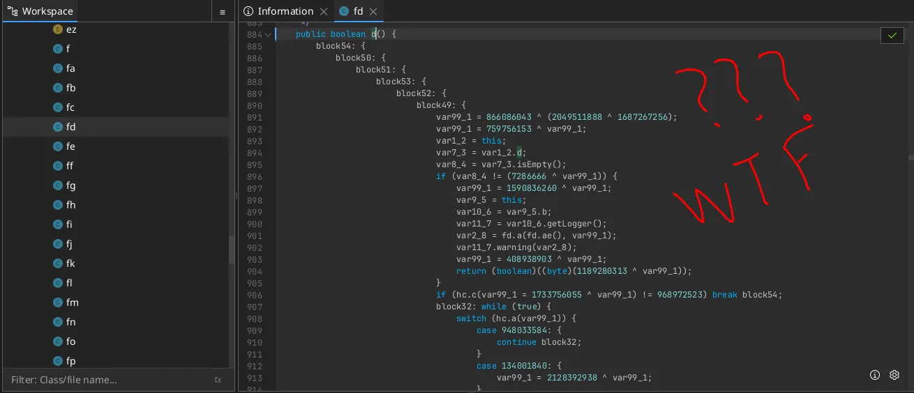 HOLY OBFUSCATION + JAVA